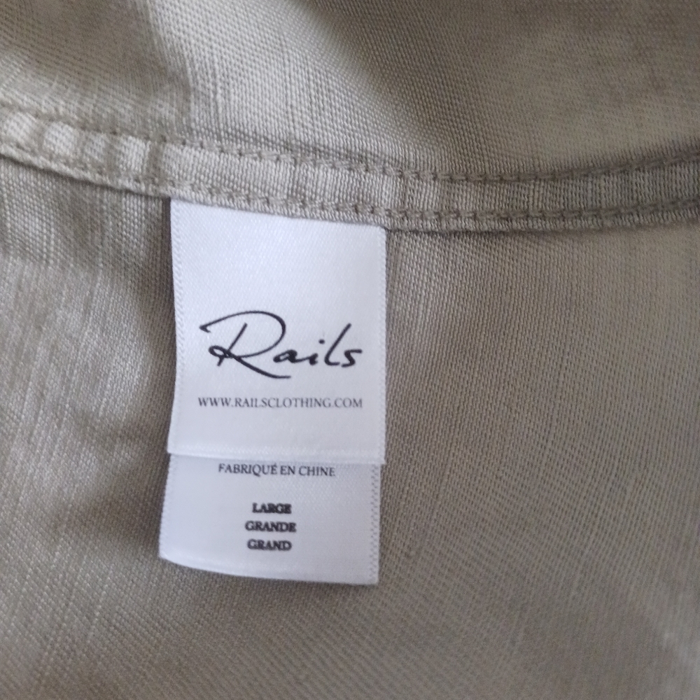 Rails Revolve Conrad Military Jacket in Pistachio Arrow Patch - Picture 14 of 16